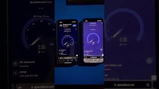 Speed test 5G vs 4G #speedtest 