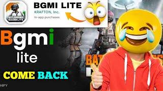 आ रहा है BGMI LITE ! PUBG MOBILE LITE Official Reply New Update 28.0