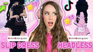 Testing Top Viral TikTok Outfit Hacks In Dress To Impress