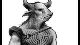 ● Minotaur ● - Easy Paint Tool SAI - ● working ●