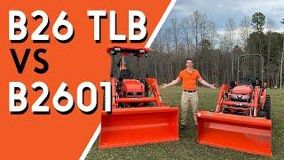 Kubota B26TLB vs B2601