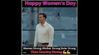 Happy Womens Day Akshay kumar status Video #Akshaykumar #Womensday #padman #Bollywood #Akkians