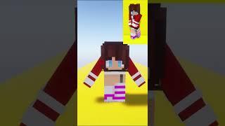 Build a perfect JJ's Sister #minecraft