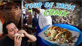 Tour de tacos y comida callejera en la Ciudad de México. Comiendo en la CDMX