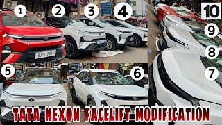 Nexon Facelift ने मचा दी Karol Bagh में Tauba Tauba !!  Nexon Hub  Nexon Facelift Modified 2024