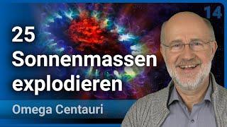 Harald Lesch: Neutrinos treiben Supernova mit 25 Sonnenmassen • Omega Centauri (14) | Vortrag 2023