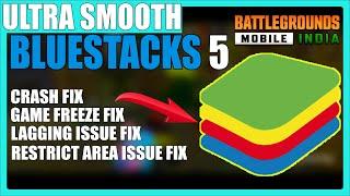 BGMI EMULATOR BLUESTACKS 5 CRASH AND FREEZE ERROR FIX | TECHNEETWAYT | 100%