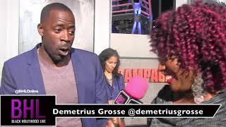 Demetrius Grosse at the Rampage Premiere