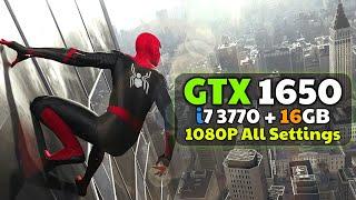 GTX 1650 + i7 3770 | Marvel's Spider Man Remastered | 1080P All Settings