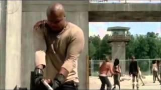 The Walking Dead T dogs death scene