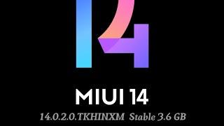 update miui 14  mi 11x Came yet