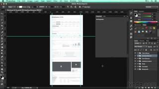 Photoshop Tutorial For Beginners (5)-(4) Using free wireframe kits - HD