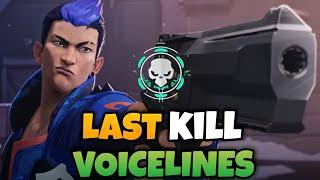 Valorant - All Agent Last Kill Voice lines