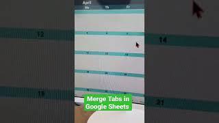 How to Merge Tabs in Google Sheets!