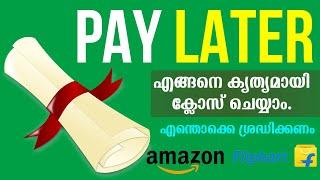 How to Close Pay Later | Flipkart Pay Later Close | Amazon Pay Later Close
