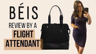 Beis Convertable Mini Weekender Bag: Honest Review by A Flight Attendant