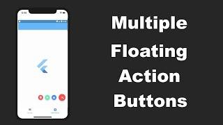 .Multiple Floating Action Buttons Flutter