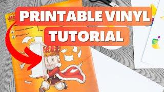 Royal Elements Printable Vinyl Tutorial