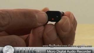 The Smallest Hidden Audio Recorder - Micro Digital Audio Recorder Review