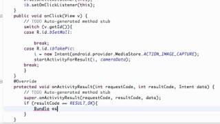 Android Developing Applications Tutorial   40   Getting Data from a different Activity