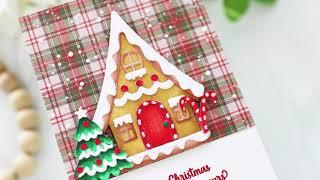 Create A Gingerbread House With Dies, Markers & Paper