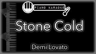 Stone Cold - Demi Lovato - Piano Karaoke