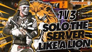 THE DIVISION 2- SOLO LION DZ BUILD 1V3 EASY!