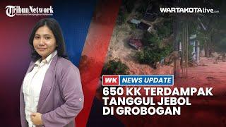 650 Keluarga Terdampak Jebolnya Tanggul Sungai Tuntang di Gubug Grobogan