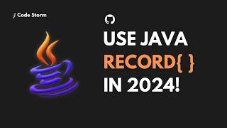 Java Records: Ditch the Boilerplate, Embrace Simplicity! [with GitHub Code]