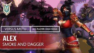 Alex Skye vs Mutu All Player High Rank | Master | SMOKE AND DAGGER | Paladins Competitive Gameplay