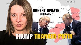 URGENT UPDATE: TRUMP THANKED PUTIN - NEW GLOBAL COMMON SENSE Vlog 952: War in Ukraine