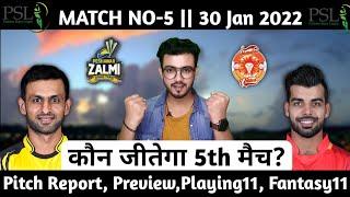 PSL 2022-Peshwar Zalmi vs Islamabad United 5th Match Prediction,Preview and Many More!