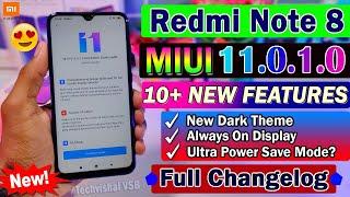 Redmi Note 8 MIUI 11.0.1.0 Stable Update Full Changelog | 10+ New Features | MIUI 11 Redmi Note 8