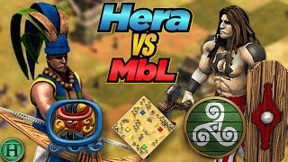 Mayans vs Celts | 1v1 Arabia | vs MbL | AoE2