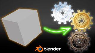 Animate Turning Gears in Blender in 1 Minute!