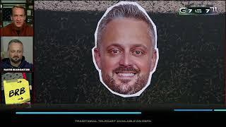 Nate Bargatze joins the Manning Cast on 'MNF' to talk Titans fandom | Week 14