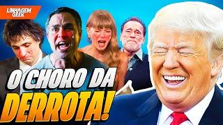 CELEBRIDADES CHORAM APÓS VITÓRIA DE TRUMP