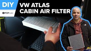 Volkswagen Atlas Cabin Air Filter Replacement DIY (2018-2021 VW Atlas, MQB Platform, 3.6 VR6)