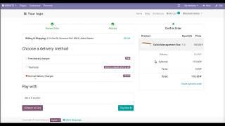 How to place order with or without free delivered product | Odoo App Feature #odoo #management