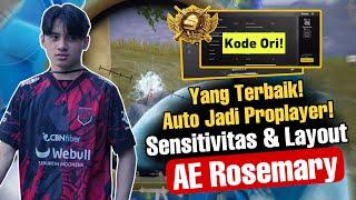 Sensitivitas PUBG Mobile Terbaik 2024 | Sensitivitas AE Rosemary Terbaru + Kode Layout PUBG 5 Jari