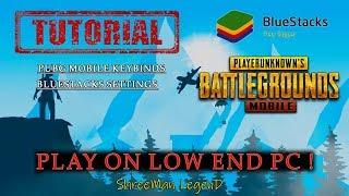 PUBG MOBILE on low End pc Using BlueStacks ( Tutorial ) ll  ShreeMan LegenD