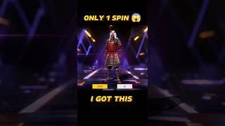 I Got Zombie Samurai Bundle In 1 Spin !! #shorts #freefire #trending @gtk111ff