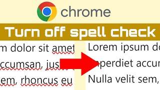 How to turn off spell check in Google Chrome (2024)