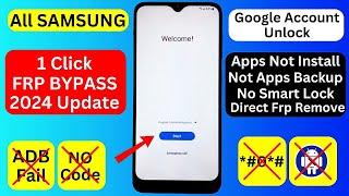 Finally New Security 2024 All Samsung FRP Bypass Android 12/13/14 Without Pc | No *#0*# - ADB Fail