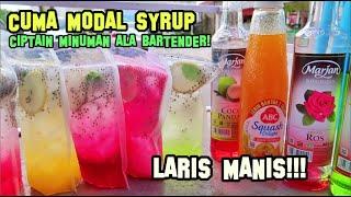 SUKSESS!!! CUMA MODAL SYRUP UNTUNG BESAR JUALAN MINUMAN ALA BARTENDER!!