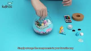 Kiditos Enchanting Mermaid Terrarium Kit