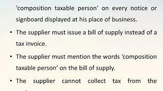 Composition Scheme under GST (English/ Kannada)