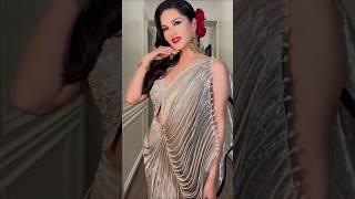 How beautiful Sunny Leone is looking in this unique dress | #sunnyleone #saree #lailamainlaila