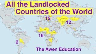 All The Landlocked Countries of the World #Upsc#Statepsc#Hpsc#Hssc#Uppsc