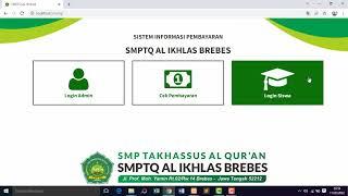 Aplikasi Sistem Informasi Pembayaran SPP Sekolah Berbasis Web